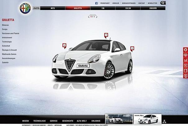 www.alfaromeo.de jetzt noch informativer, interaktiver und schneller